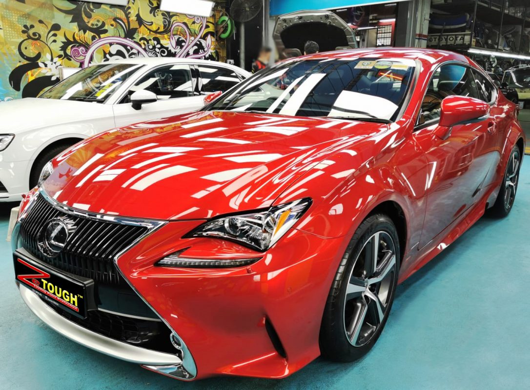 Lexus RC200T, sealed with ZeTough Ceramic at Revol Carz.