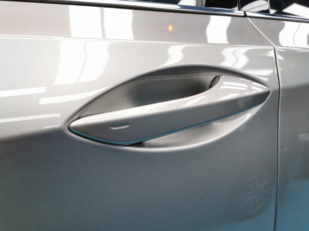 Front three-quarter view of the Lexus RX200 after coating.
