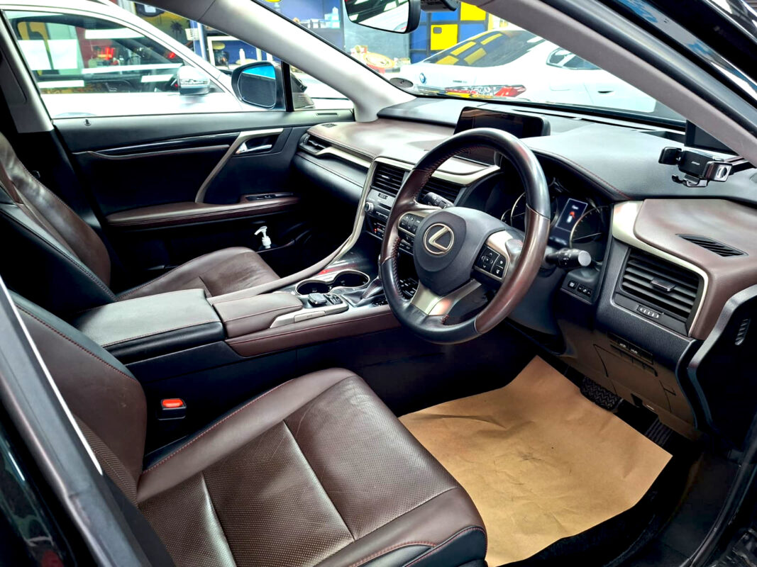 The Lexus RX300's protected, high-gloss finish.