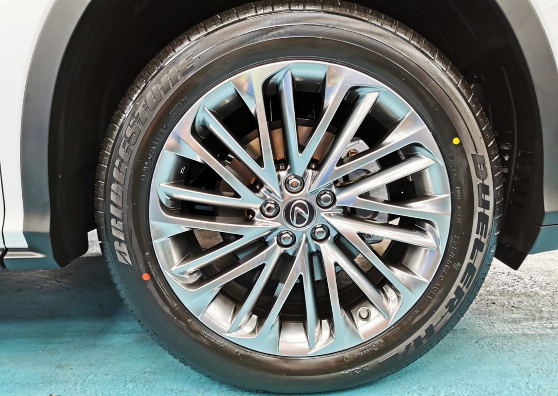 The Lexus RX350, finished and ready for collection.