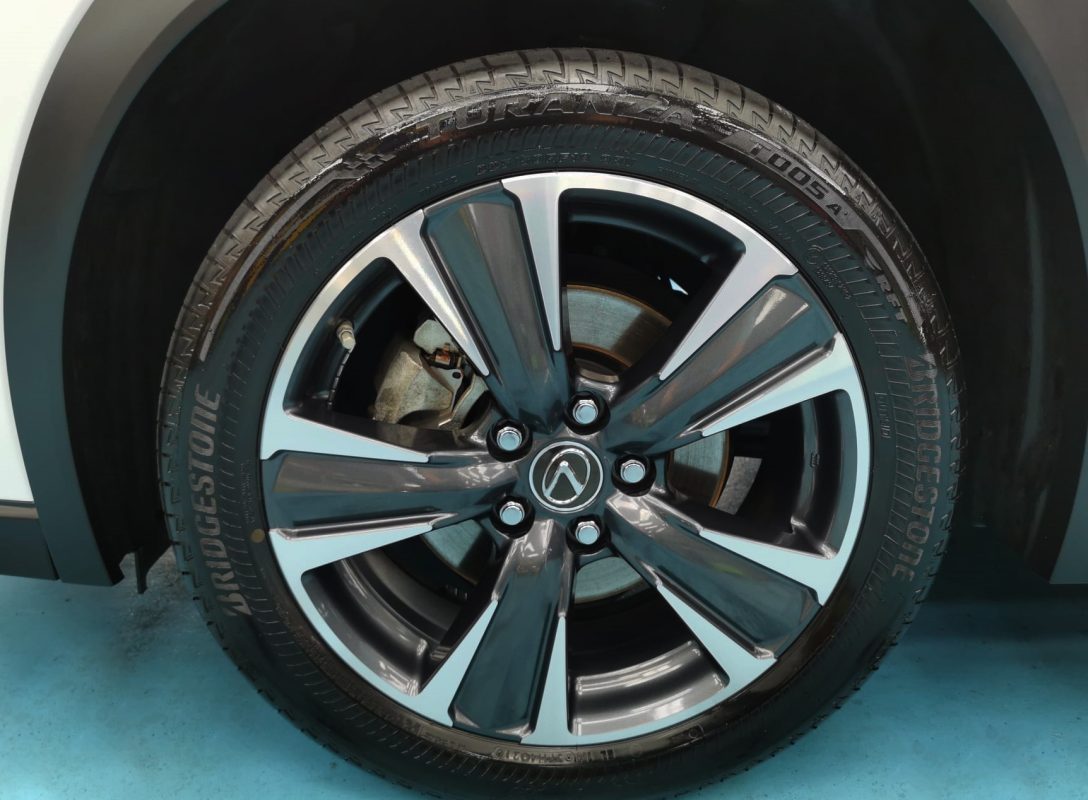 The Lexus UX250h, finished and ready for collection.