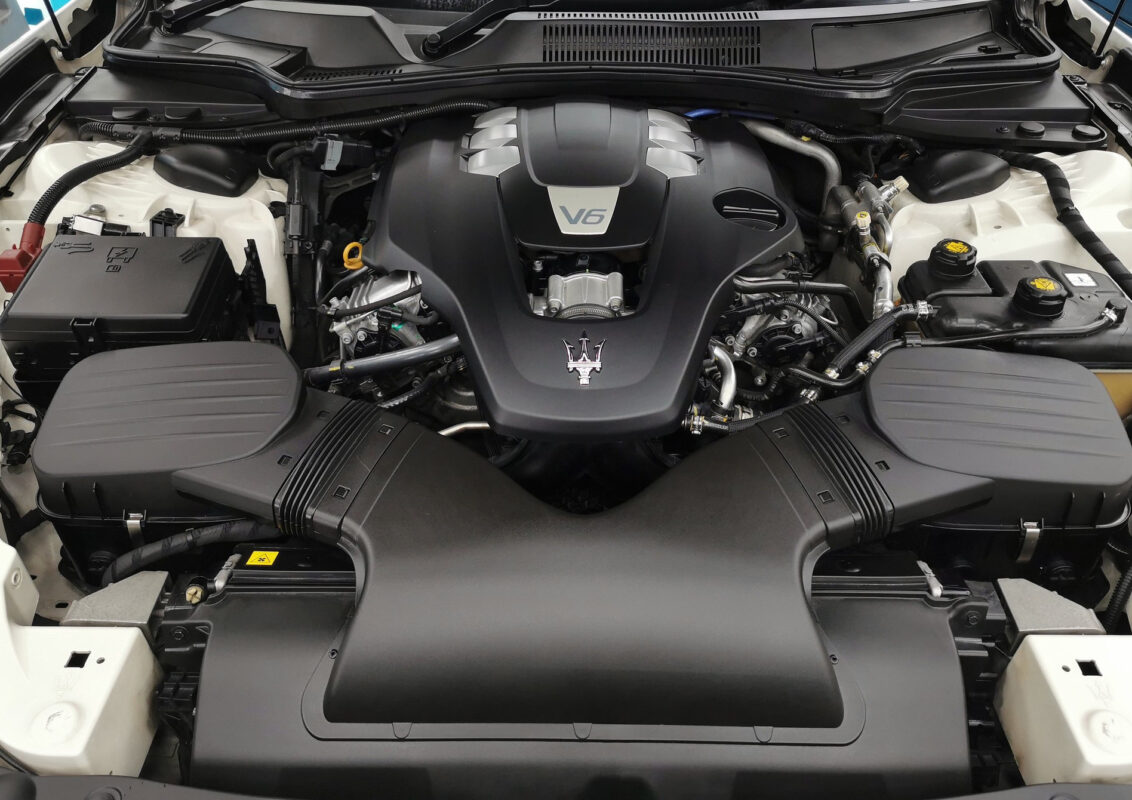 Maserati Ghibli after its full respray at Revol Carz.