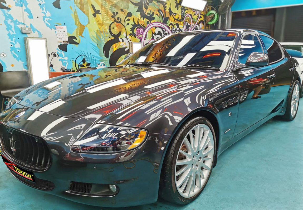 Maserati Quattroporte, sealed with ZeTough Titanium at Revol Carz.
