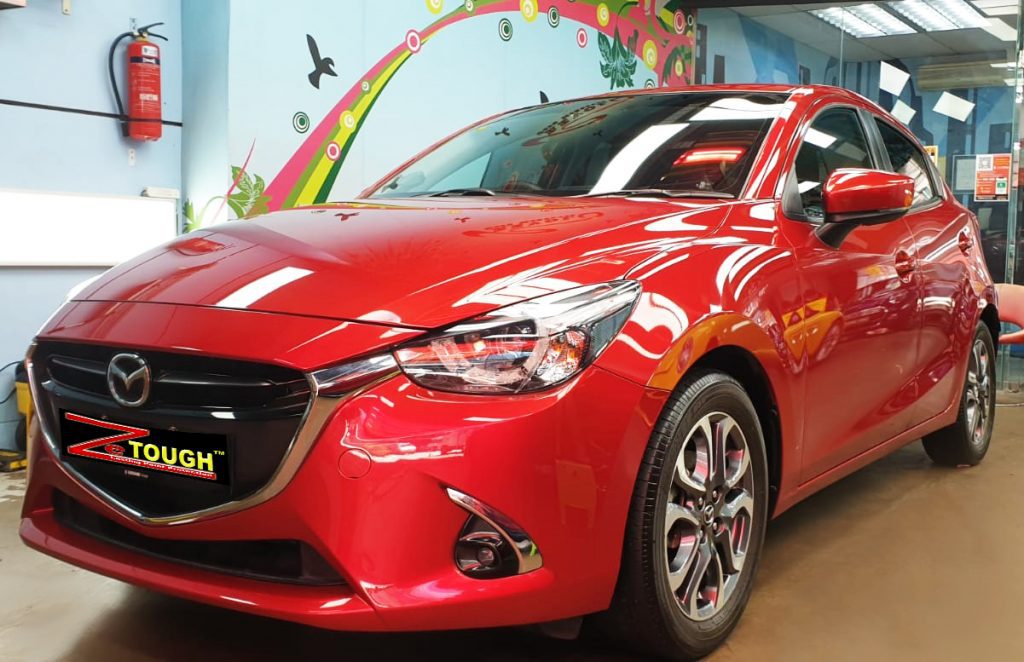 Mazda 2, sealed with ZeTough Ceramic at Revol Carz.