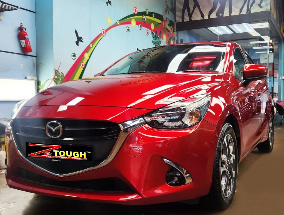 Mazda 2, sealed with ZeTough Ceramic at Revol Carz.