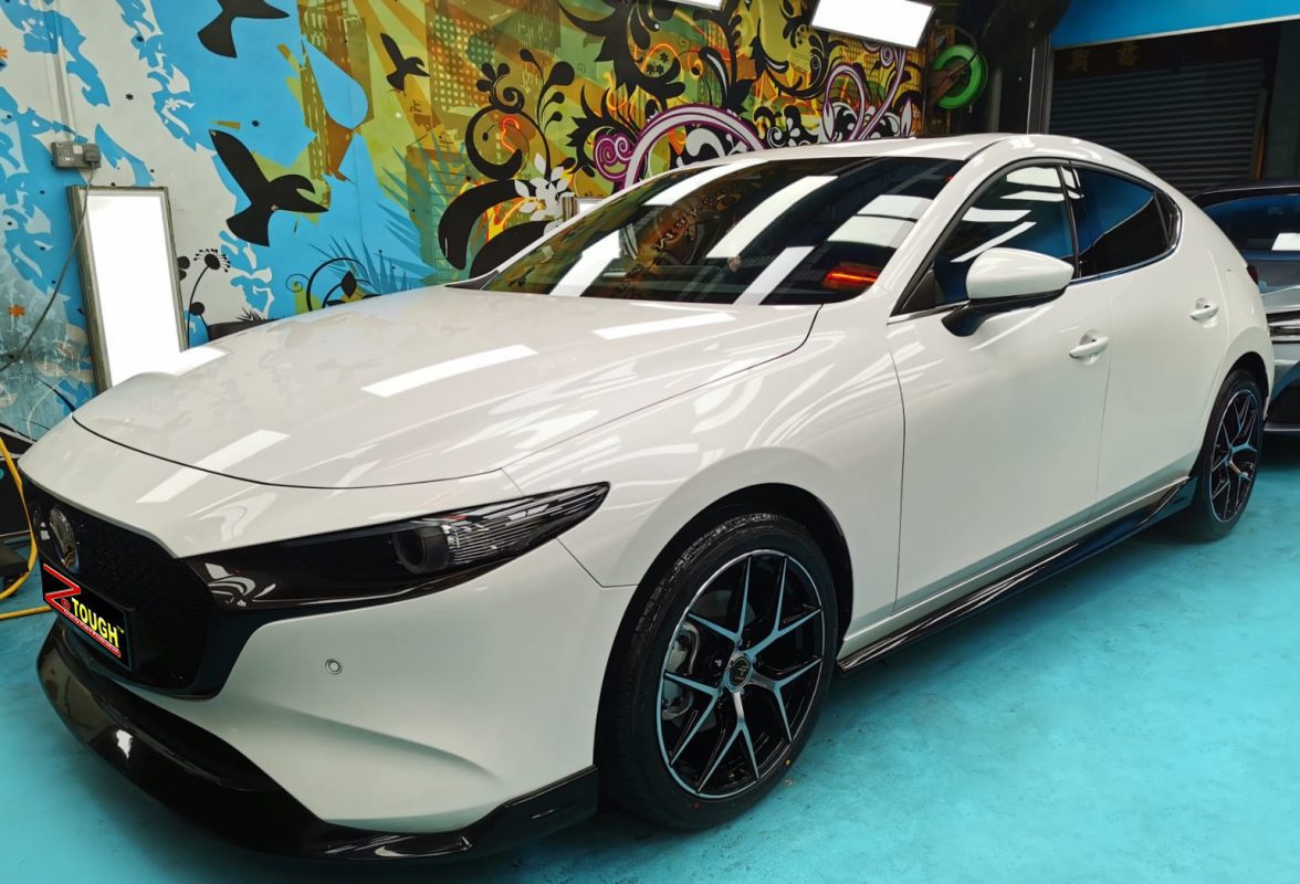 Mazda 3, sealed with ZeTough Titanium at Revol Carz.