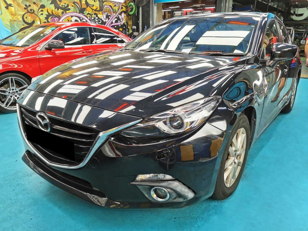 Mazda 3, sealed with ZeTough Ceramic at Revol Carz.