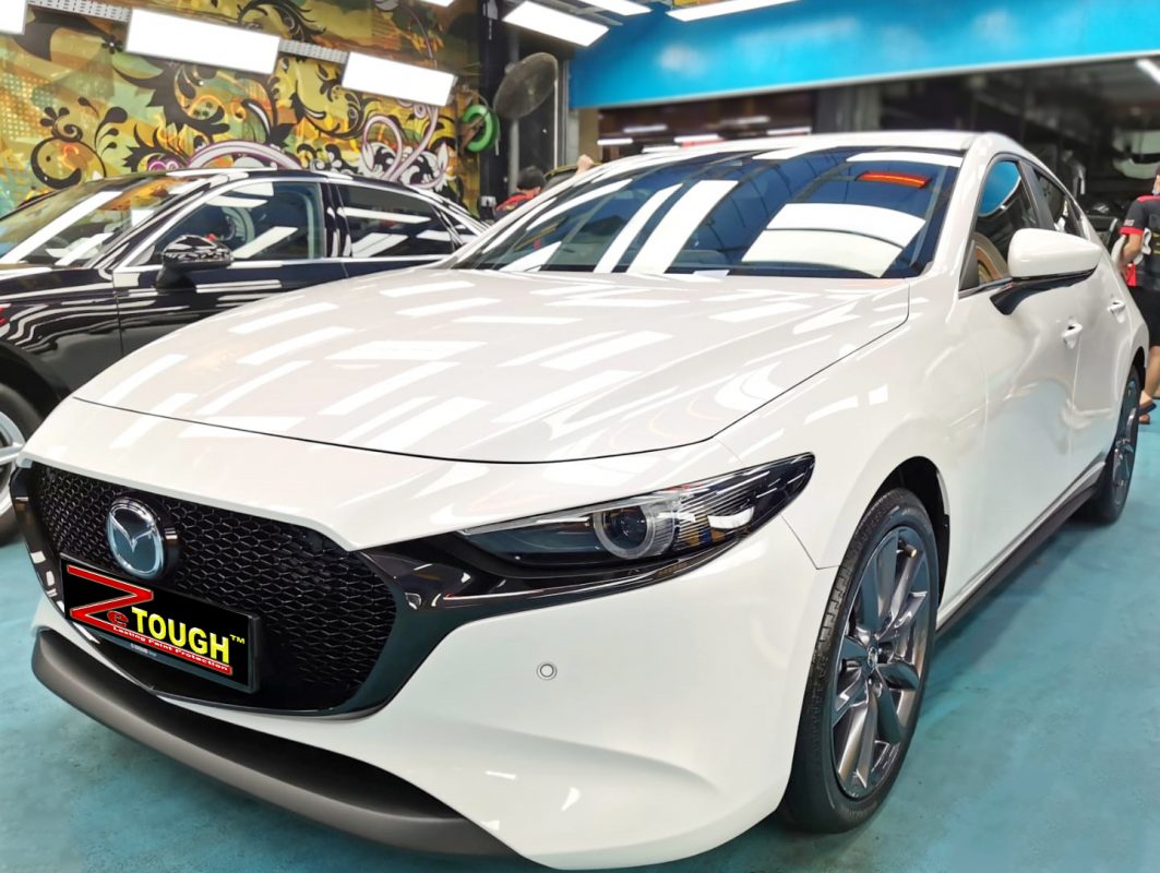 Mazda 3, sealed with ZeTough Titanium at Revol Carz.