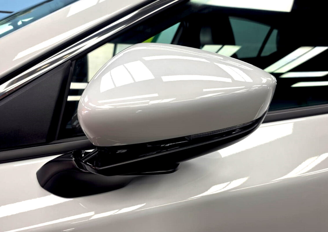 Detailed exterior of the Mazda 3.