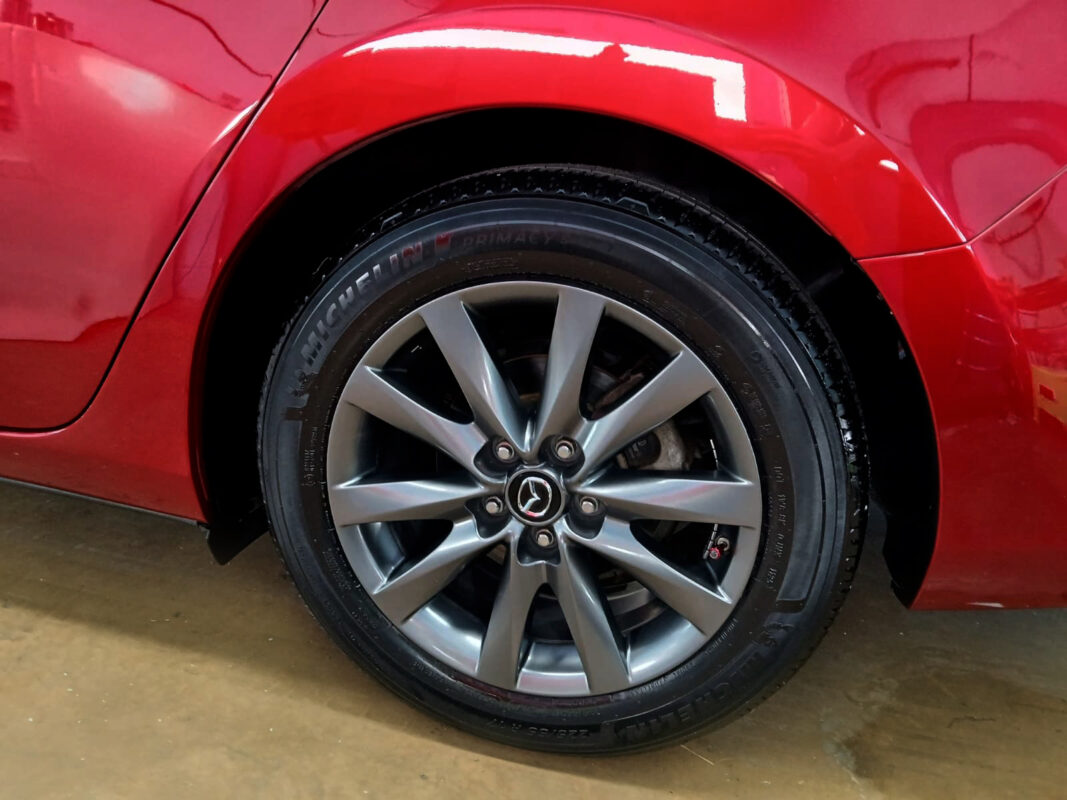 The Mazda 6, finished and ready for collection.