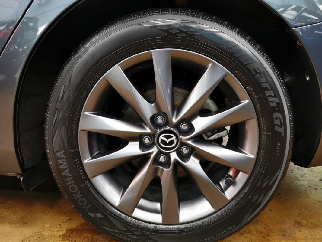 Mazda 6 after a full body respray at Revol Carz, glossy finish.