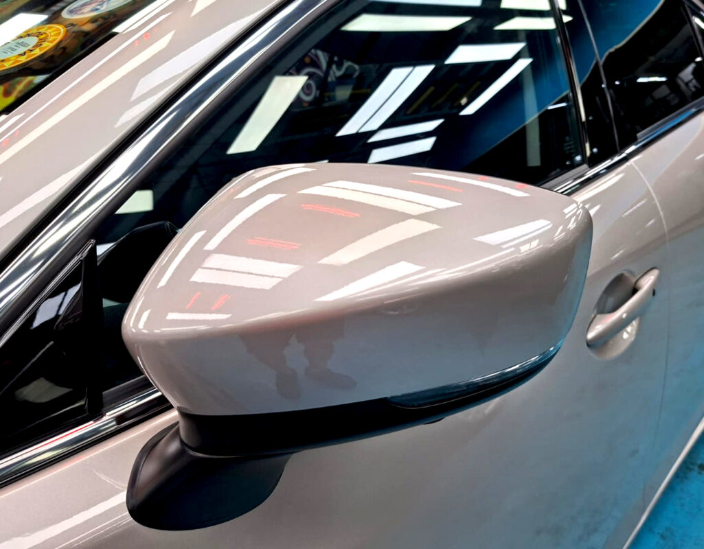 Detailed exterior of the Mazda 6.