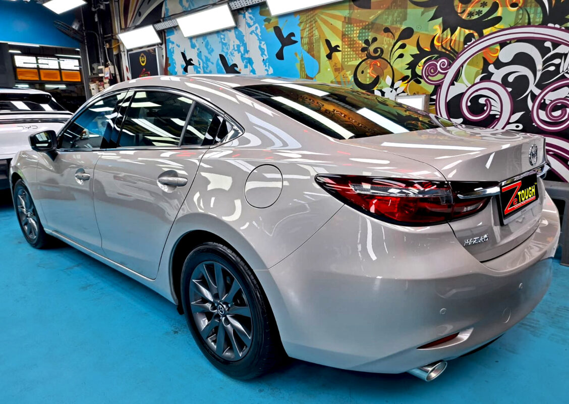 The Mazda 6 after its ZeTough coating.