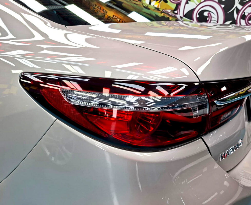 The finished Mazda 6, glossy and protected.