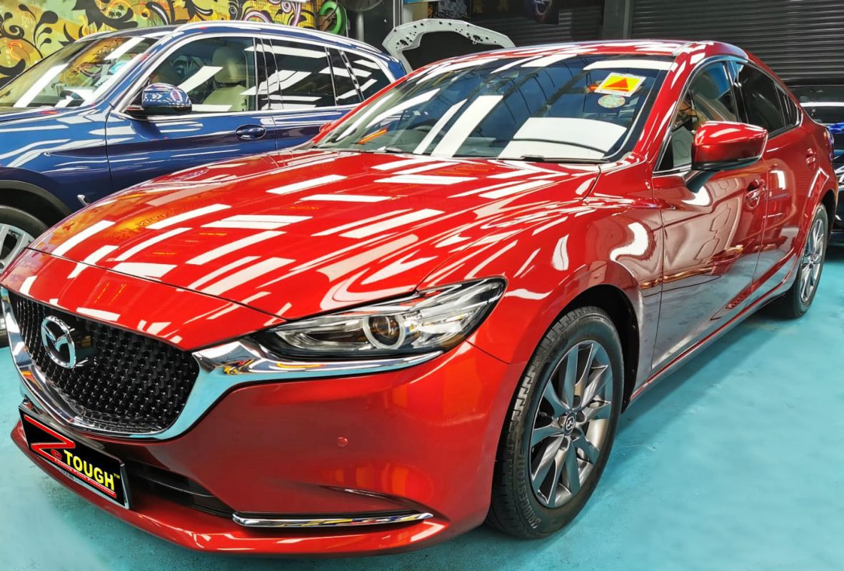 Mazda 6 sedan, sealed with ZeTough Titanium at Revol Carz.