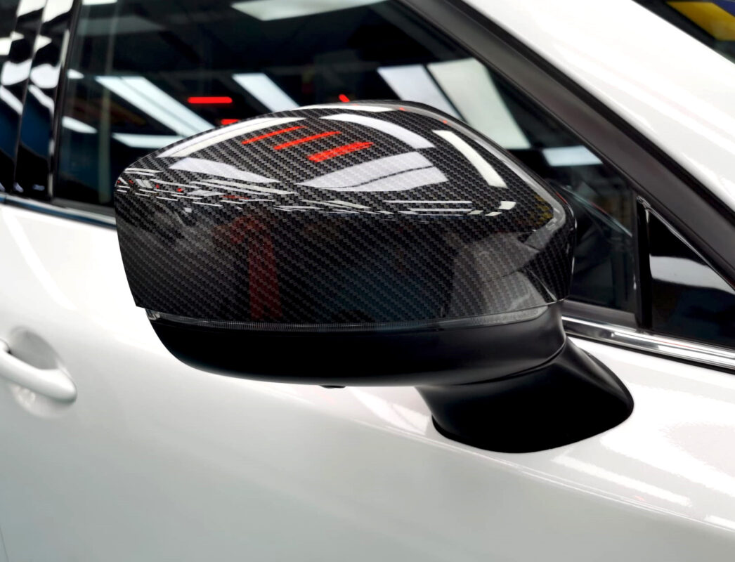 Detailed exterior of the Mazda CX-5.