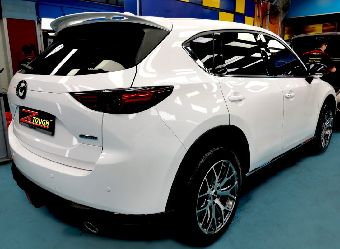 The Mazda CX-5 after its ZeTough coating.