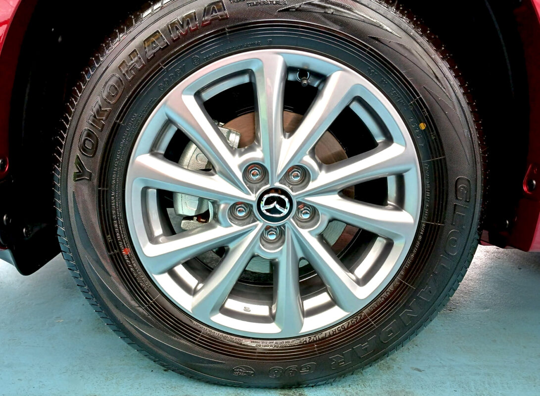 The Mazda CX-5, finished and ready for collection.