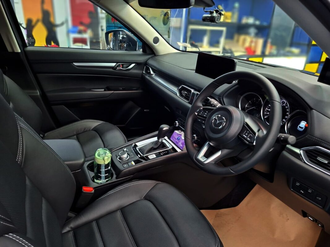 The Mazda CX-5's protected, high-gloss finish.