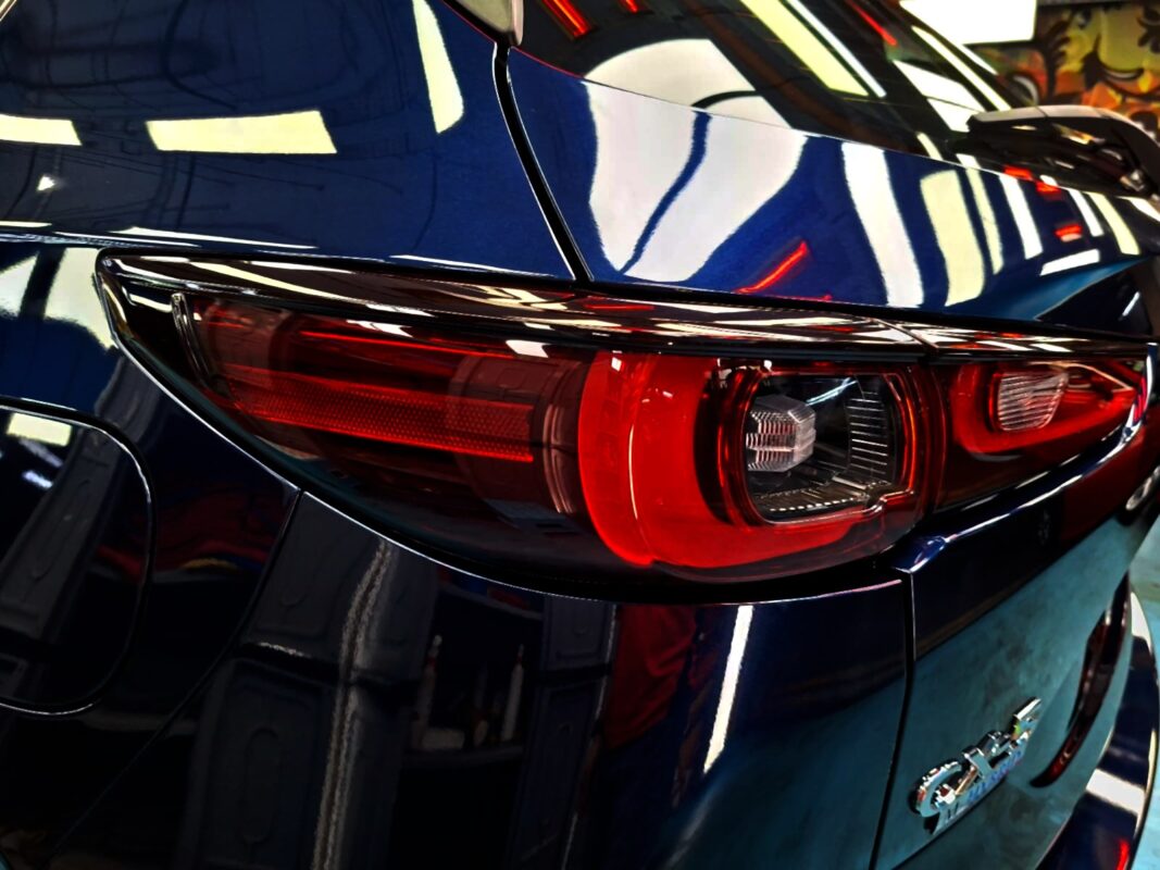 The finished Mazda CX-5, glossy and protected.