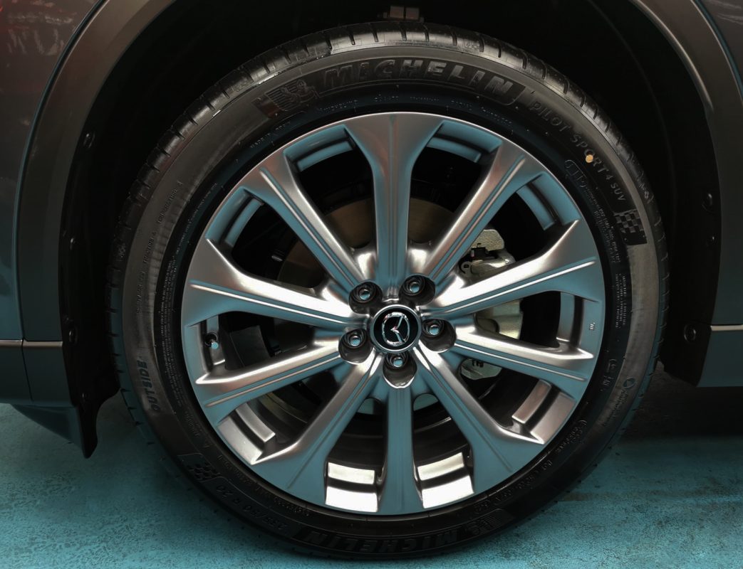 The Mazda CX-60, finished and ready for collection.