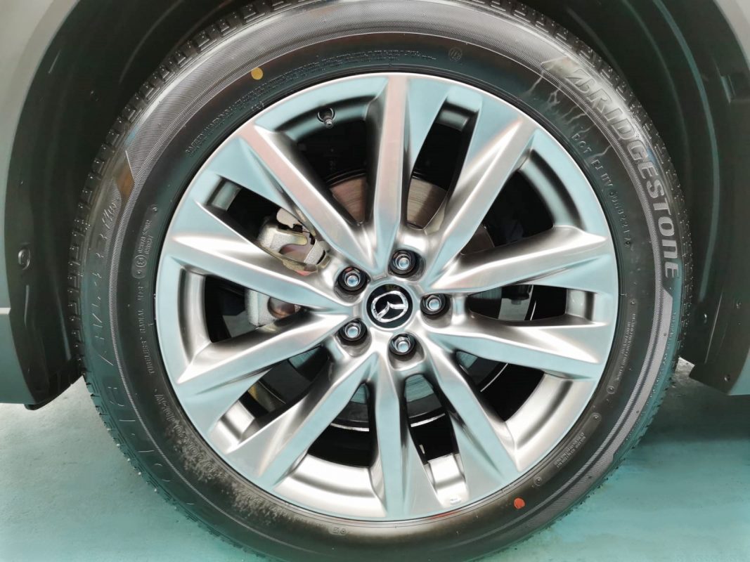 The Mazda CX-9, finished and ready for collection.