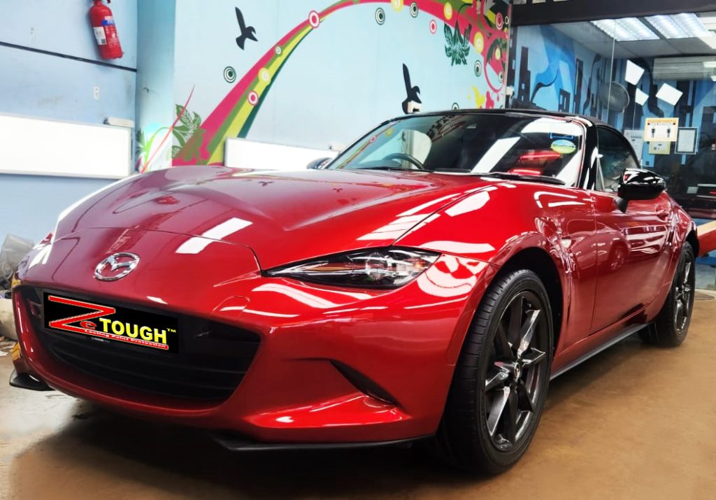 Mazda MX-5, sealed with ZeTough Ceramic at Revol Carz.