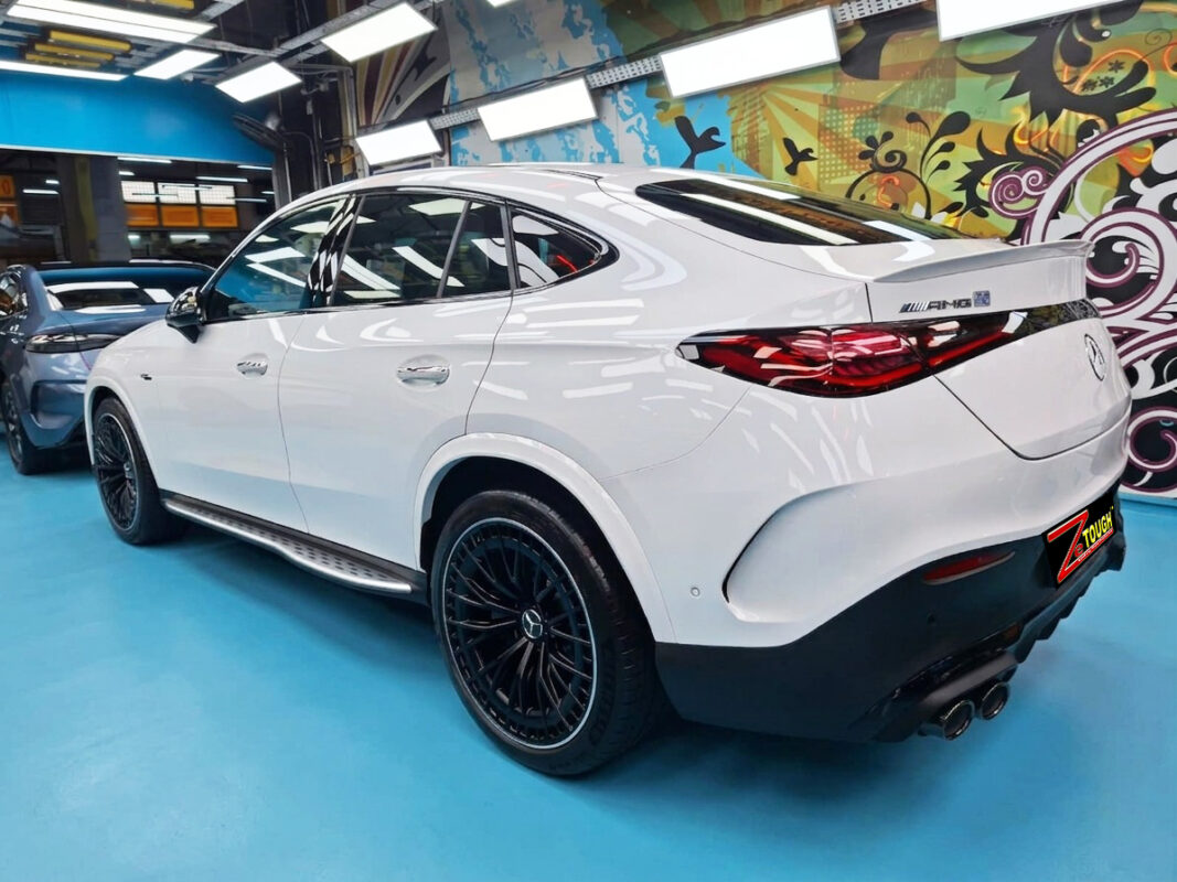 The Mercedes-AMG GLC 43 after its ZeTough coating.