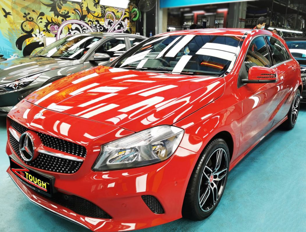 Mercedes-Benz A180, sealed with ZeTough Titanium at Revol Carz.