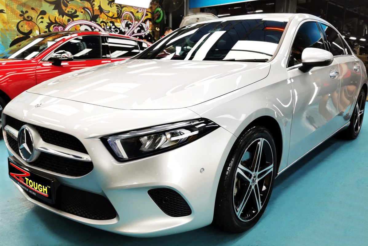 Mercedes-Benz A200, sealed with ZeTough Ceramic at Revol Carz.