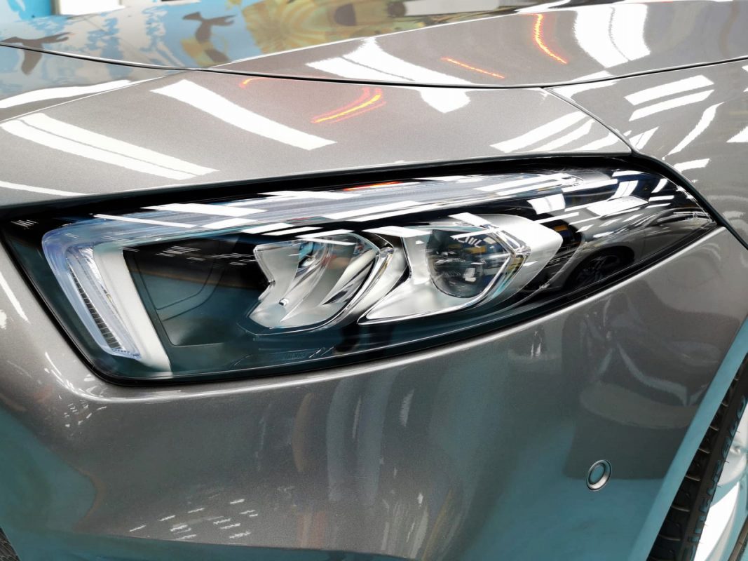 The A200's coated paintwork showing clean reflections.