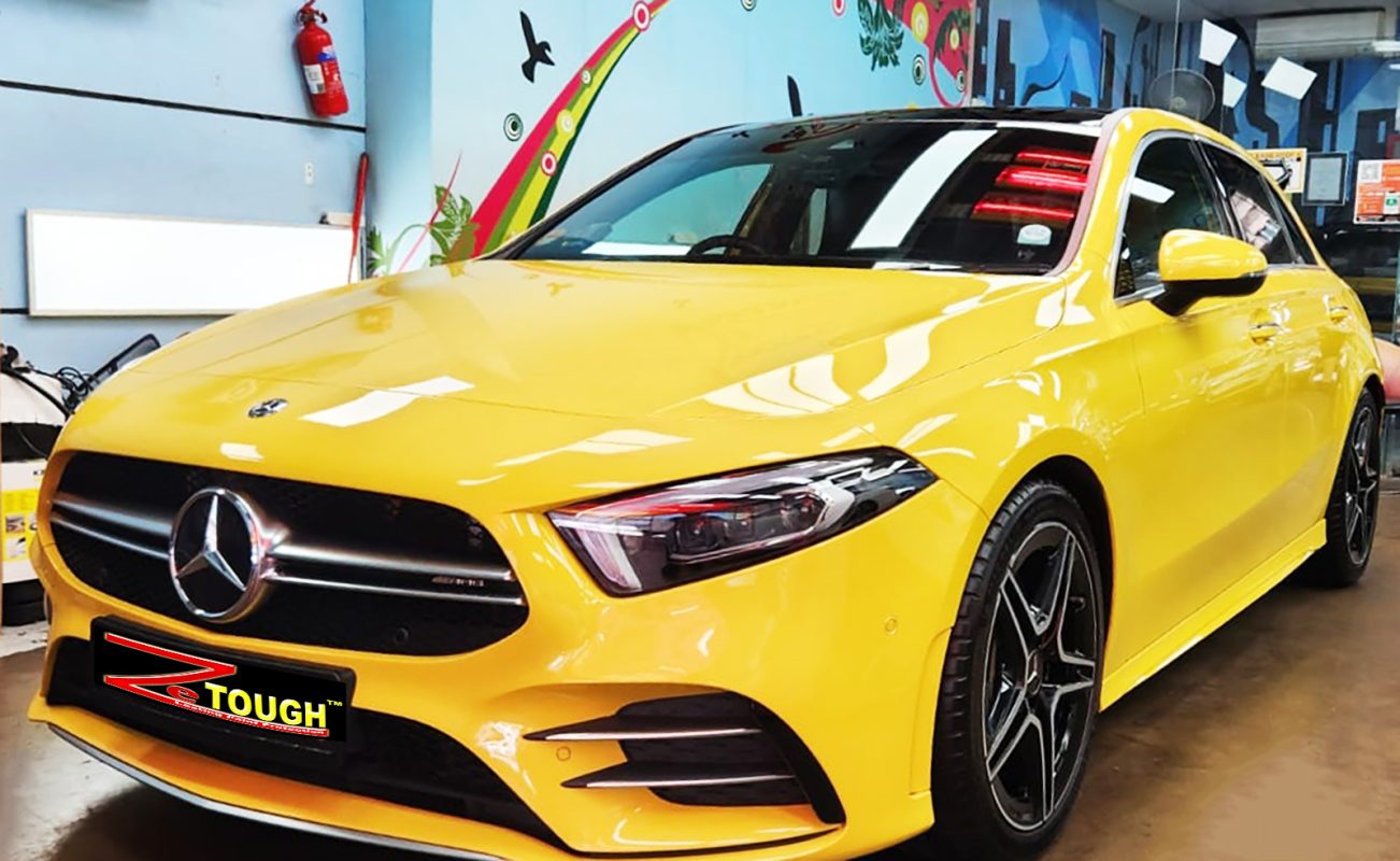 Mercedes-Benz AMG A35, sealed with ZeTough Ceramic at Revol Carz.