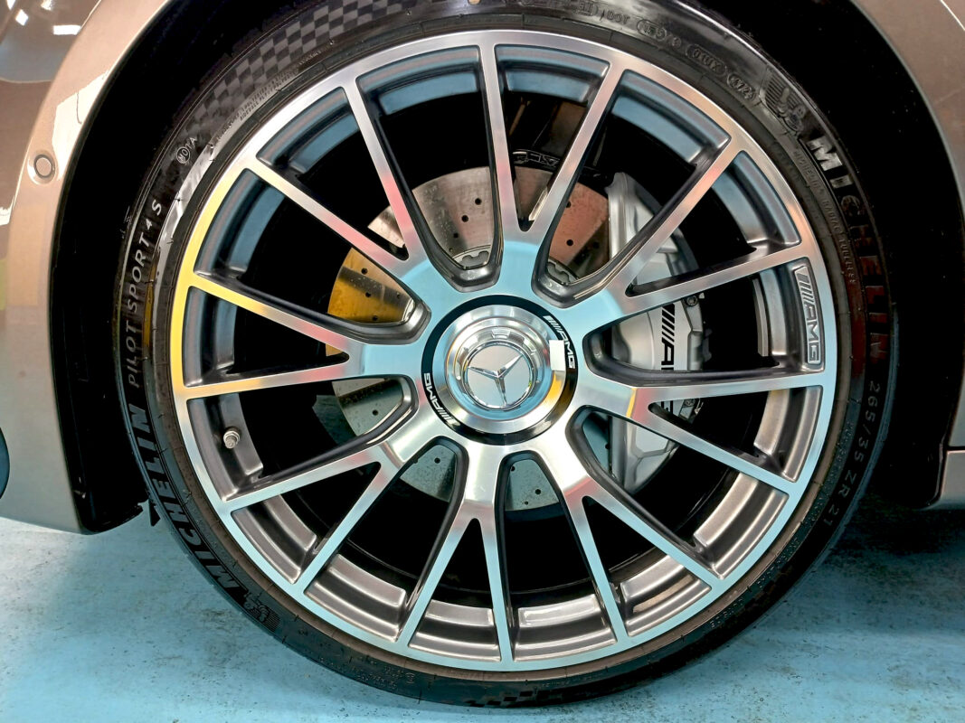 The Mercedes-Benz AMG E53, finished and ready for collection.