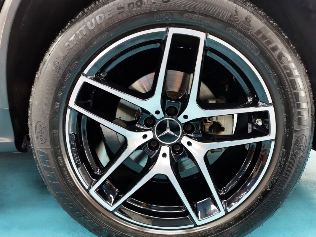 The Mercedes-Benz AMG GLC43, finished and ready for collection.
