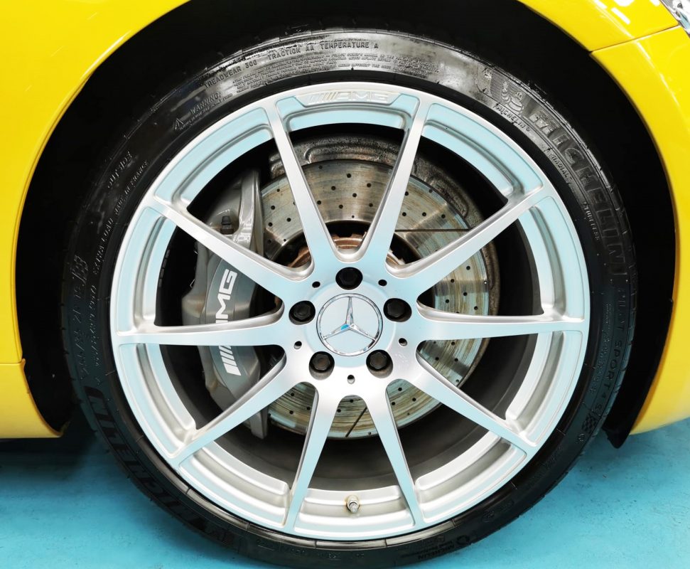 The Mercedes-Benz AMG GT, finished and ready for collection.