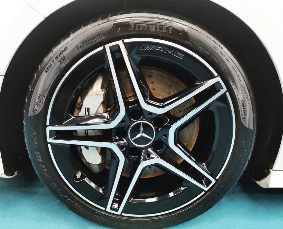 The Mercedes-Benz AMG 35, finished and ready for collection.