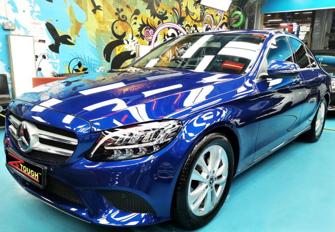 Mercedes-Benz C180, sealed with ZeTough Titanium at Revol Carz.