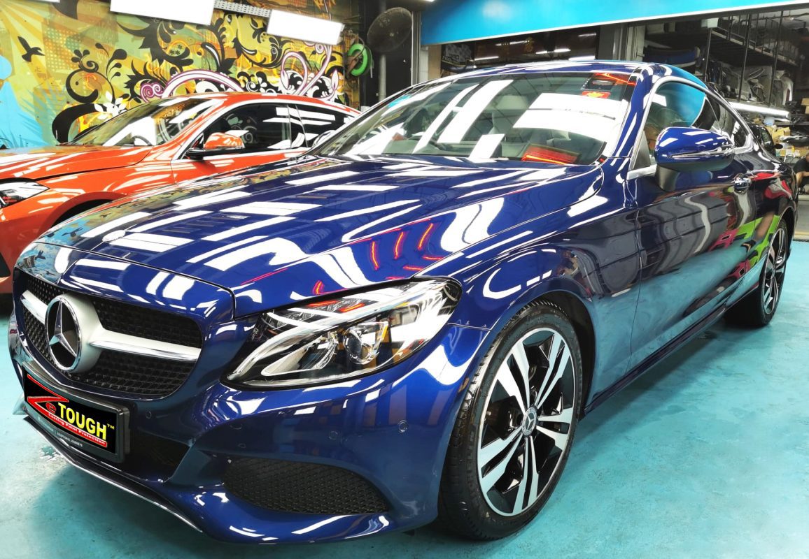 Mercedes-Benz C180, sealed with ZeTough Titanium at Revol Carz.