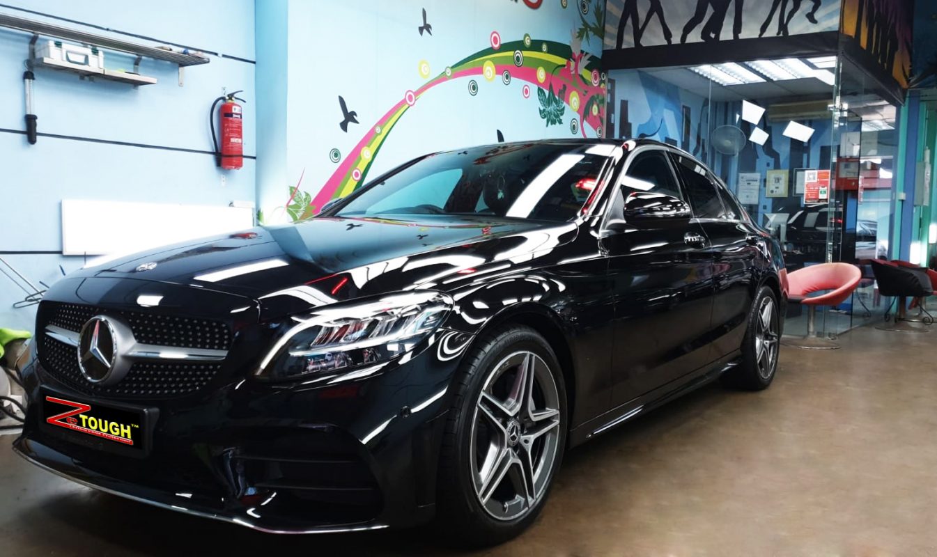 Mercedes-Benz C200 AMG, sealed with ZeTough Titanium at Revol Carz.