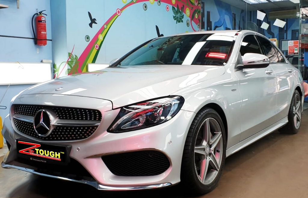 Mercedes-Benz C200, sealed with ZeTough Titanium at Revol Carz.