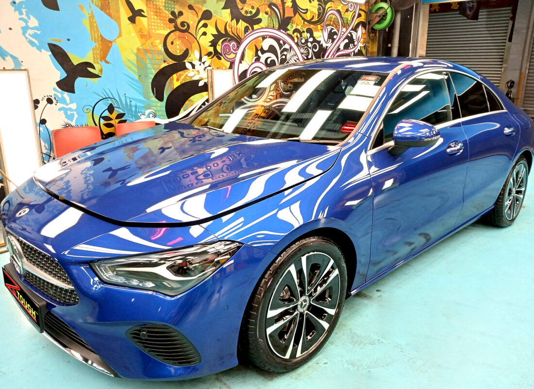 Mercedes-Benz CLA180, sealed with ZeTough Ceramic at Revol Carz.
