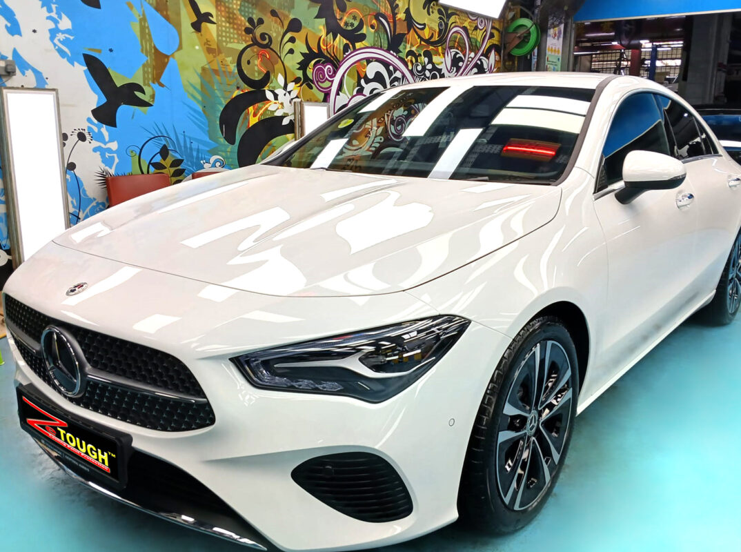 Mercedes-Benz CLA180, sealed with ZeTough Titanium at Revol Carz.