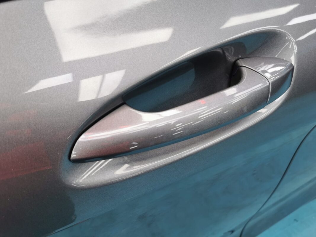 Mercedes-Benz CLA180, glossy after its full respray at Revol Carz.
