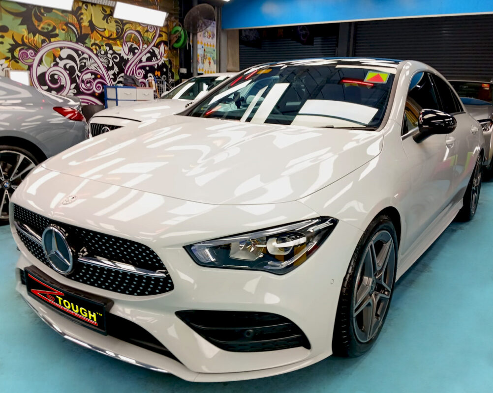 Mercedes-Benz CLA180, sealed with ZeTough Titanium at Revol Carz.