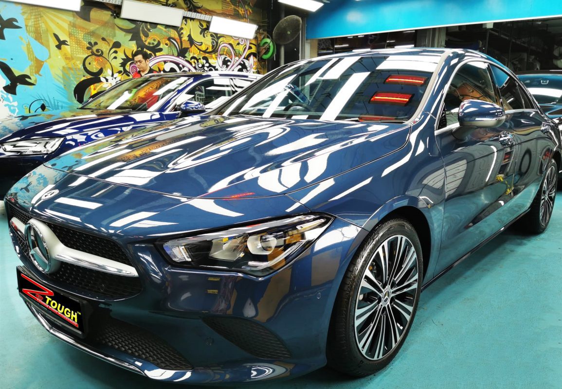 Mercedes-Benz CLA180, sealed with ZeTough Titanium at Revol Carz.