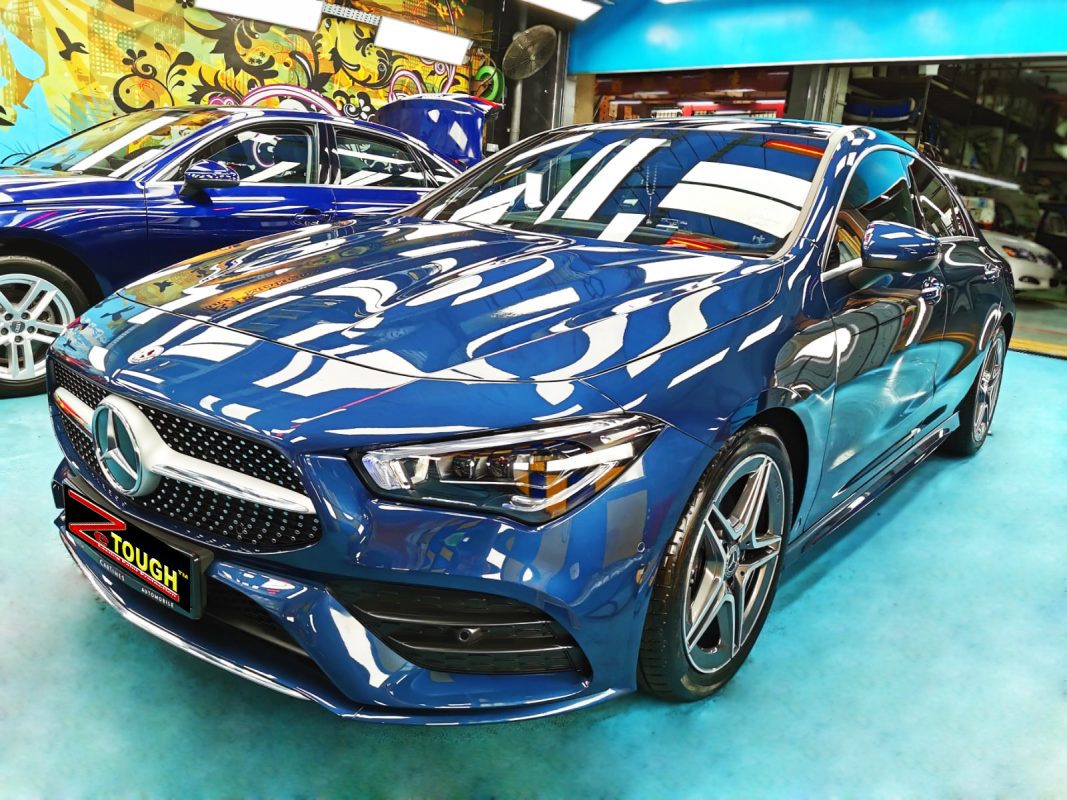 Mercedes-Benz CLA180, sealed with ZeTough Ceramic at Revol Carz.
