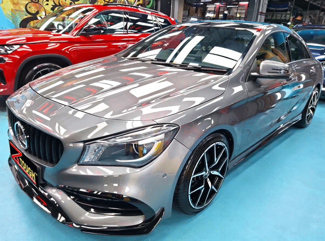 Mercedes-Benz CLA200, sealed with ZeTough Ceramic at Revol Carz.