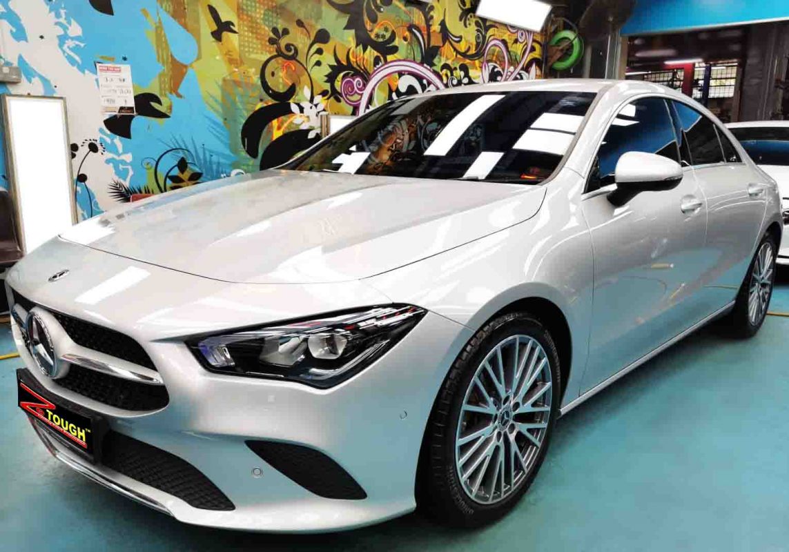 Mercedes-Benz CLA, sealed with ZeTough Titanium at Revol Carz.