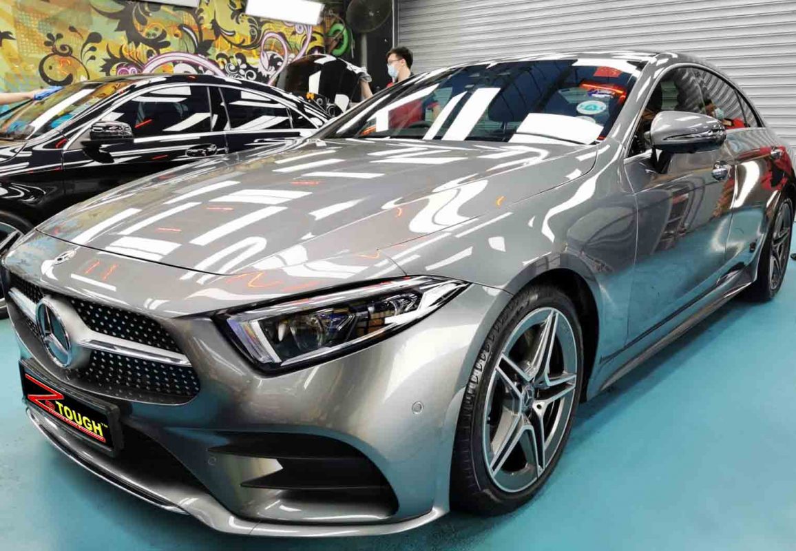 Mercedes-Benz CLS 350, sealed with ZeTough Ceramic at Revol Carz.