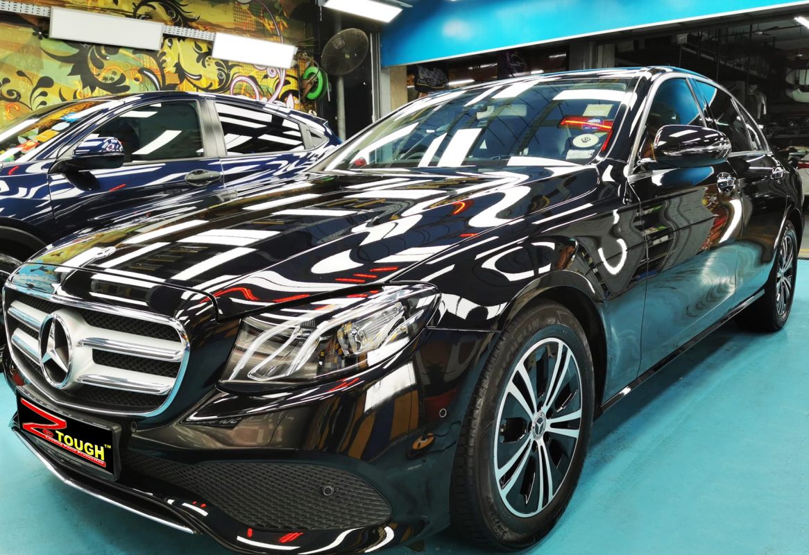 Mercedes-Benz E180, sealed with ZeTough Ceramic at Revol Carz.